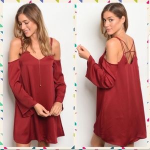 💋3for$10 Host Pick Cold Shoulder dress